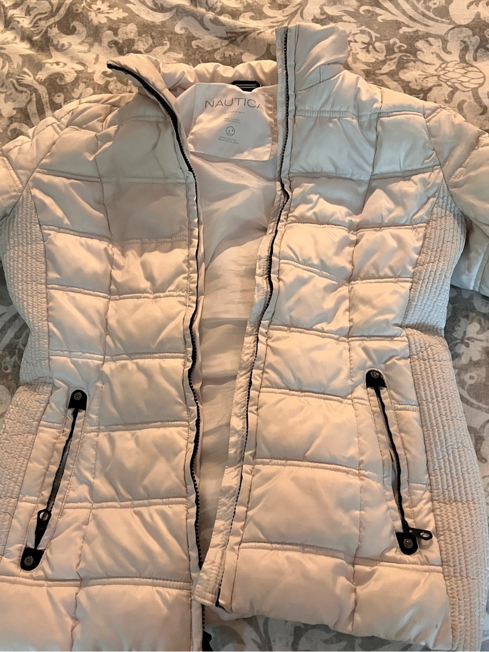 Nautica White Puffer Jacket
